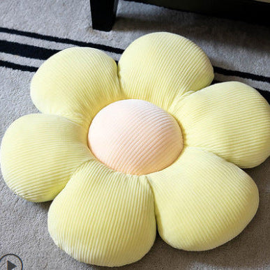 Plush flower shaped cushion with pp cotton filling