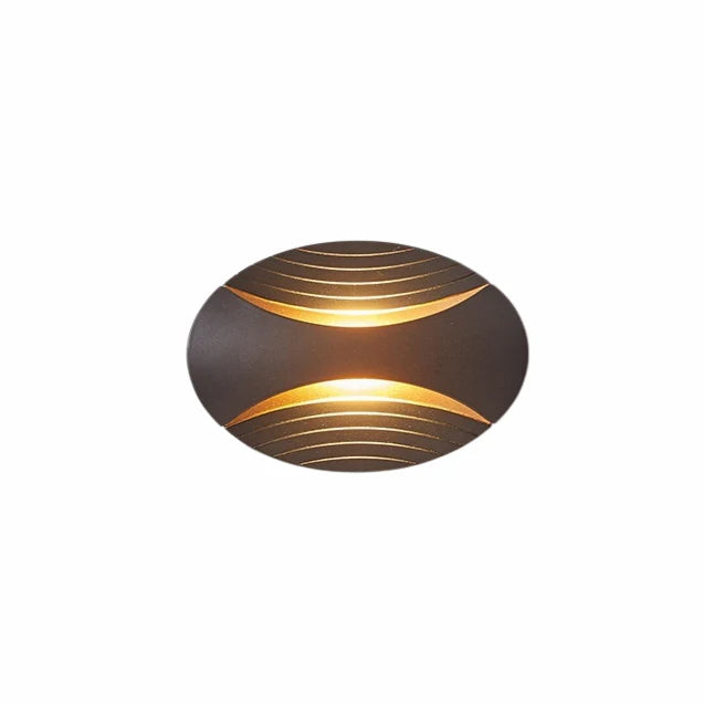 Minimalist Aluminum LED Bedside Wall Lamp – 10W, 3 Color Temperatures (3000K/4500K/6000K), IP65 Waterproof, Available in Black, White, Black Gold, and Platinum – Ideal for Bedroom Lighting