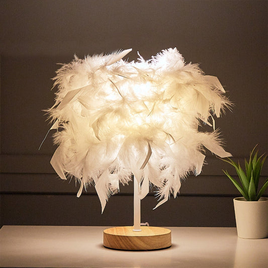 Led feather wall lamp – plastic construction, ≤36v voltage, modern minimal design | ideal for wall lamps