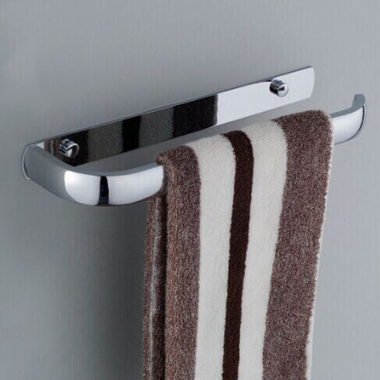 Wall mounted stainless steel towel rack with hooks